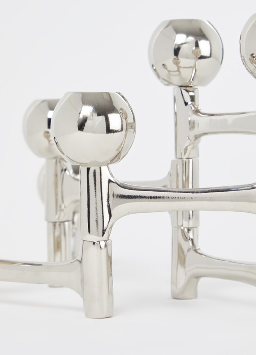 POLSPOTTEN Folding kandelaar 15 cm - detail 3 zilver
