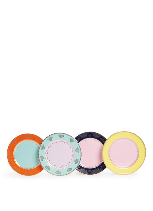 POLSPOTTEN Grandpa dinerbord set van 4
