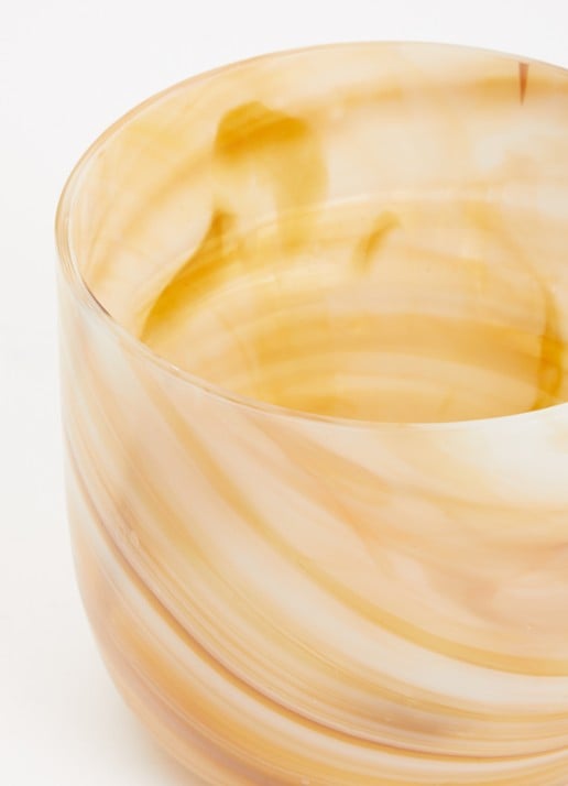 POLSPOTTEN Marbled S vaas 15,5 cm  - detail 2 grijs