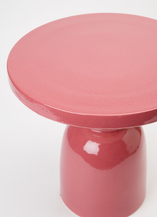 POLSPOTTEN Pawn bijzettafel 40 cm - voorkant 2 roze