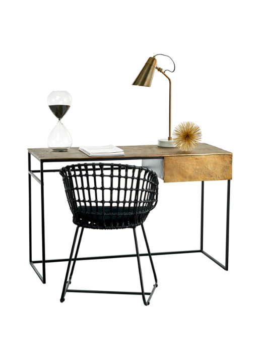 POLSPOTTEN Prickle Small decoratie van messing  - detail goud