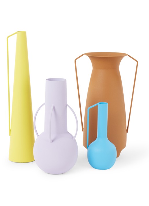 POLSPOTTEN Roman Morning vaas set van 4
