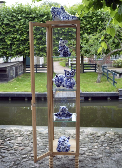 POLSPOTTEN Spaarkonijn spaarpot in Delfts blauw - voorkant 2 undefined