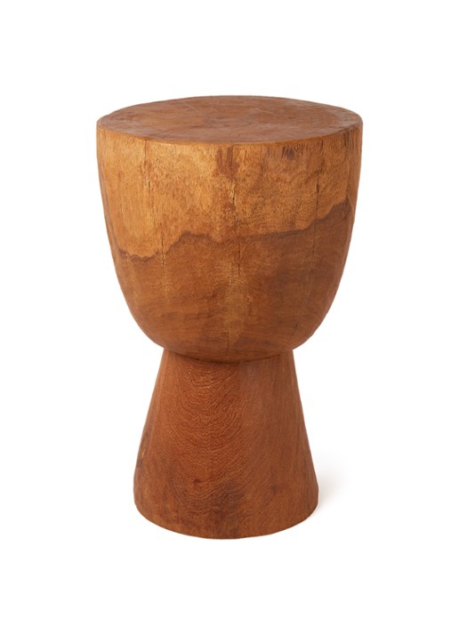 POLSPOTTEN Tip Tap kruk 46,5 cm - voorkant bruin