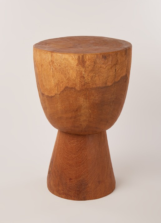 POLSPOTTEN Tip Tap kruk 46,5 cm - voorkant 2 bruin