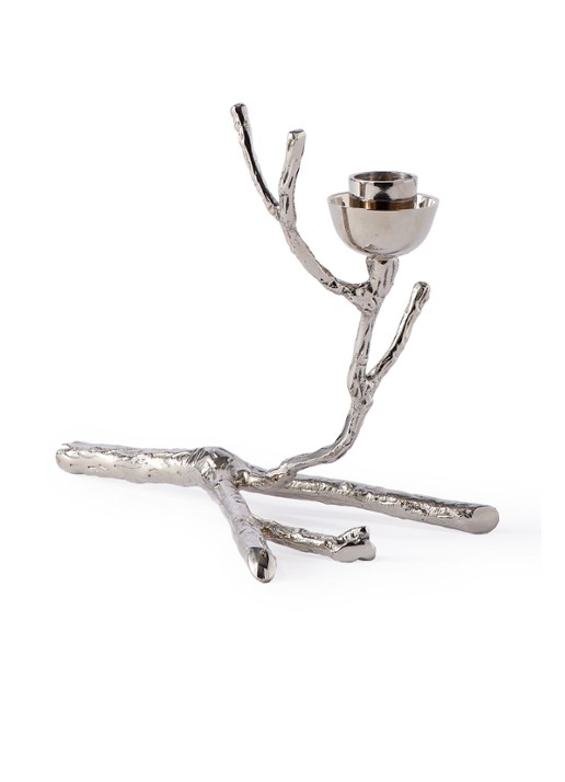 POLSPOTTEN Twiggy kandelaar XS 14 cm - detail 2 zilver