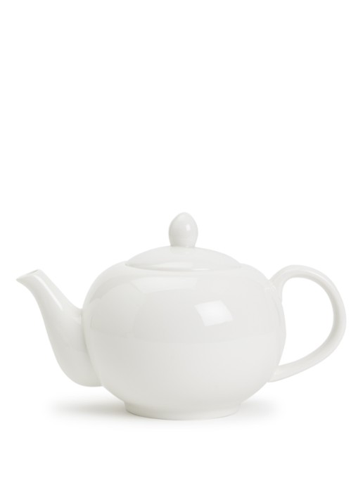 POLSPOTTEN Undressed theepot 1,1 liter - voorkant wit