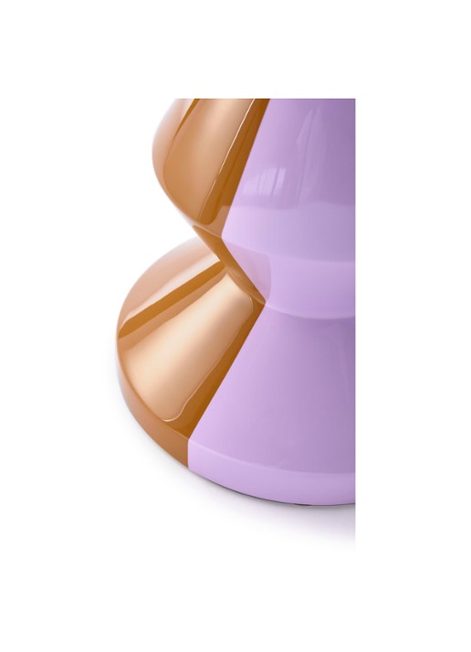 POLSPOTTEN Zig Zag kruk 46 cm - detail 4 lila