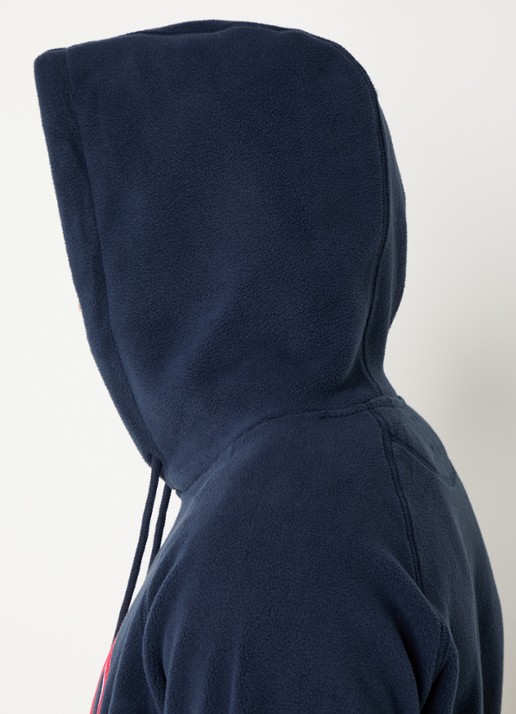Pop Trading Company Arch hoodie met logoborduring - detail 4 donkerblauw