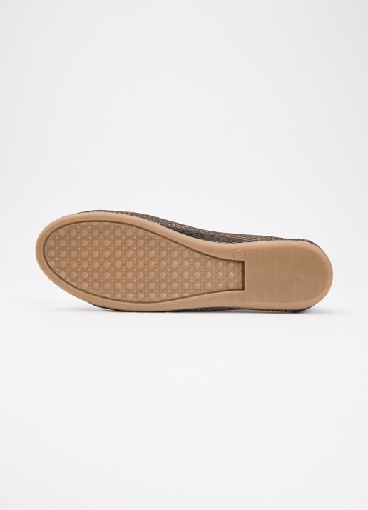 Posa Bootschoen met leren details - detail 4 donkerbruin