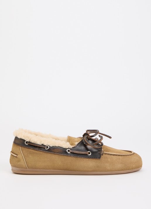 Posa Bootschoen van suède
