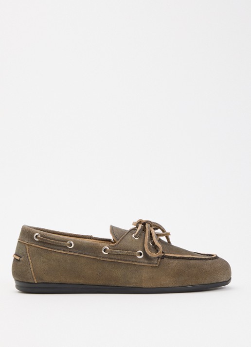 Posa Bootschoen van suède