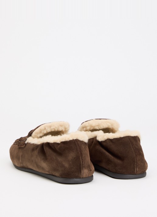Posa Loafer van suède - achterkant 2 bruin