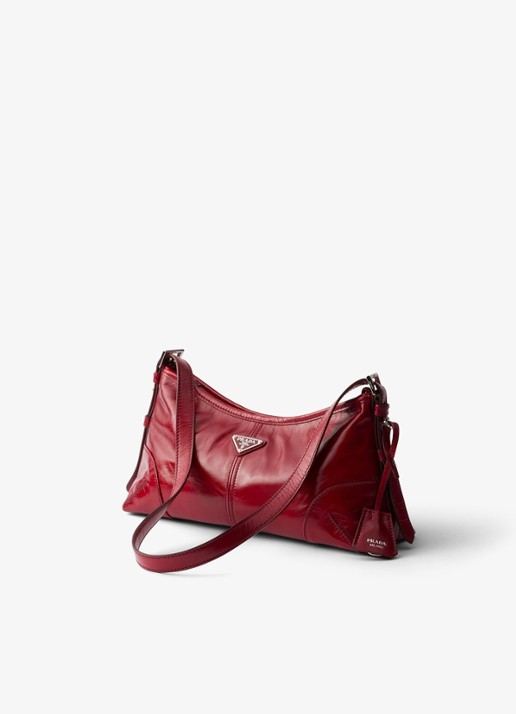 Prada Aimèe Medium schoudertas van leer - voorkant 6 rood