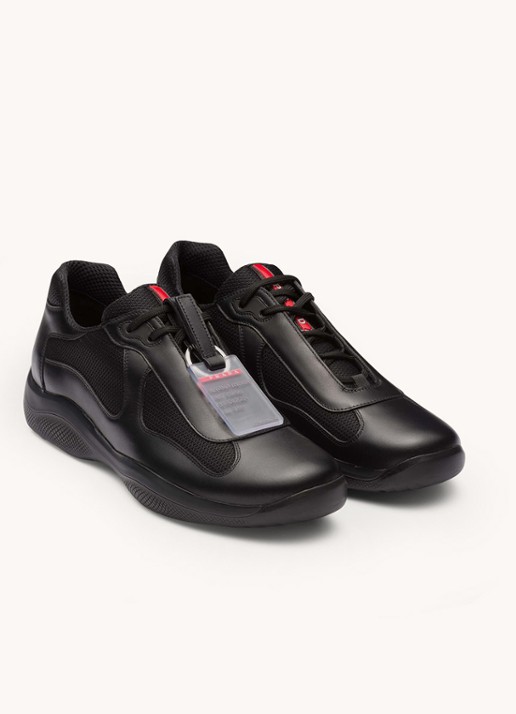 Prada America's Cup Original sneaker met leren details