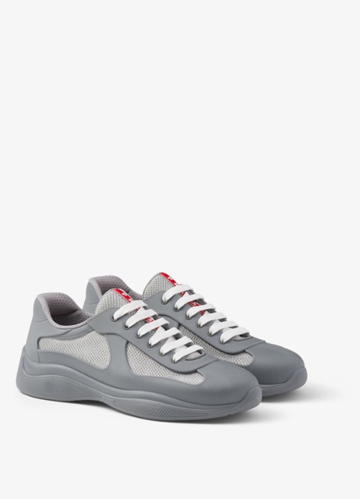 Prada America's Cup sneaker met mesh details