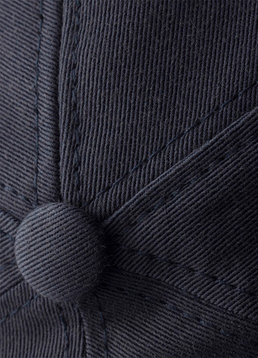 Prada Baseball pet met logoborduring - detail 3 donkerblauw