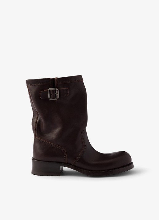 Prada Biker boot van kalfsleer