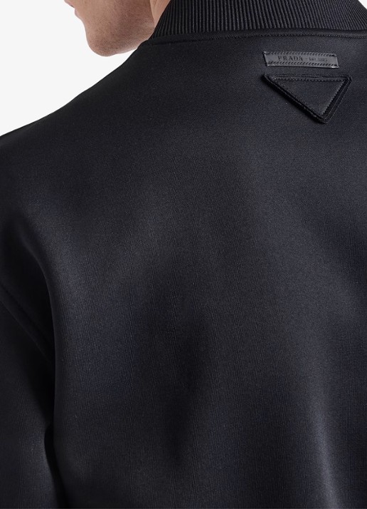 Prada Bomberjack met steekzakken - detail 4 zwart