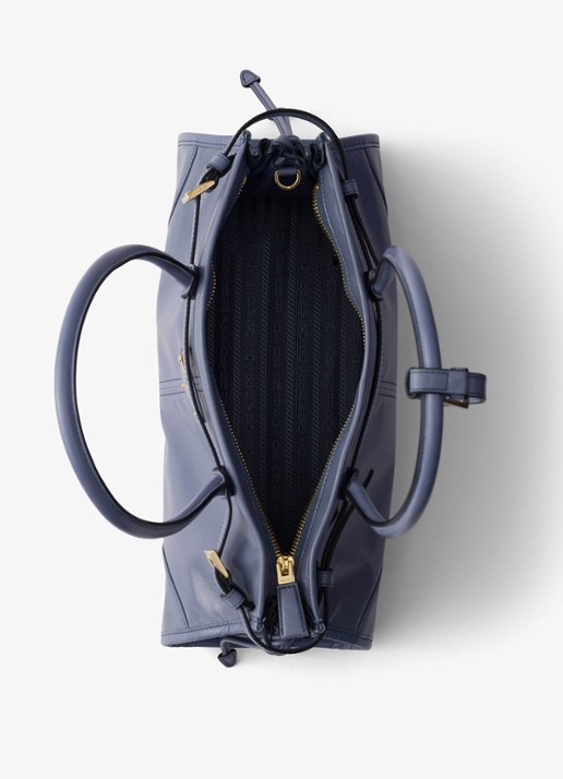 Prada Bonnie Medium schoudertas van kalfsleer - detail 7 petrol