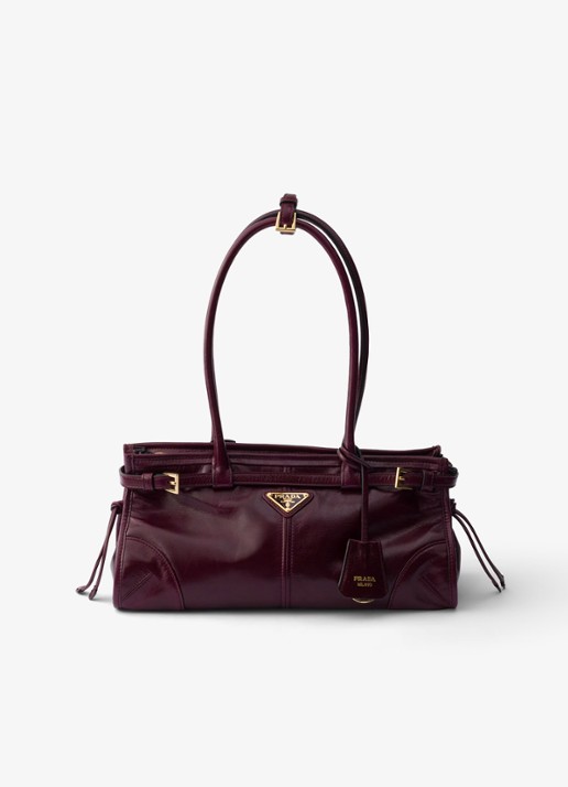 Prada Bonnie Medium schoudertas van kalfsleer
