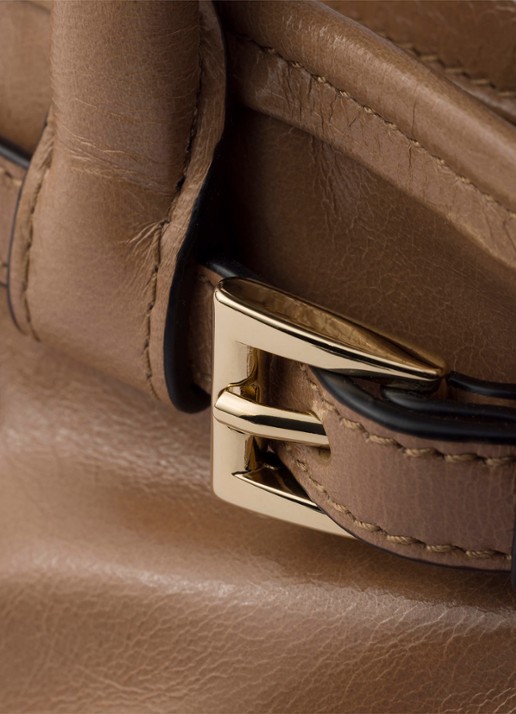 Prada Bonnie Mini handtas van kalfsleer - detail 3 bruin