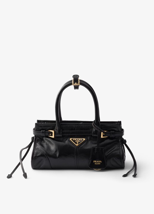 Prada Bonnie Mini handtas van kalfsleer