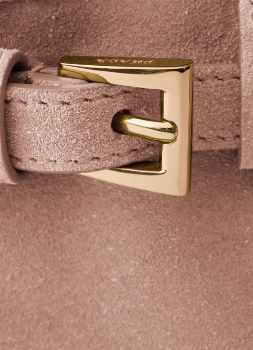 Prada Bonnie Mini handtas van kalfssuède - detail 3 beige