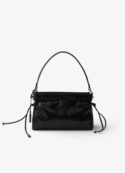 Prada Bonnie Small handtas van kalfsleer - achterkant 6 zwart