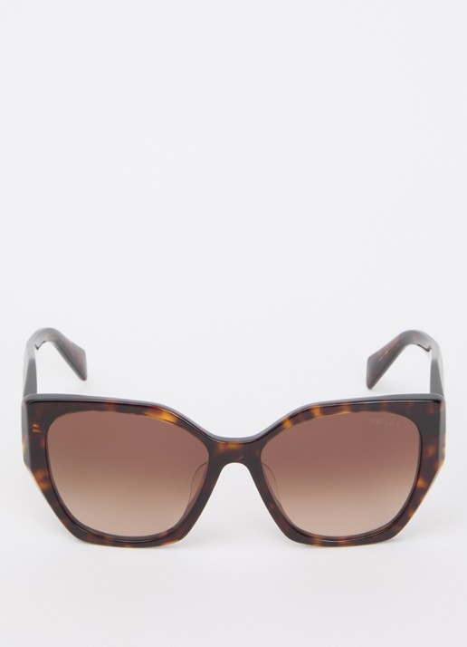 Prada Butterfly zonnebril PR 19ZSF - detail donkerbruin