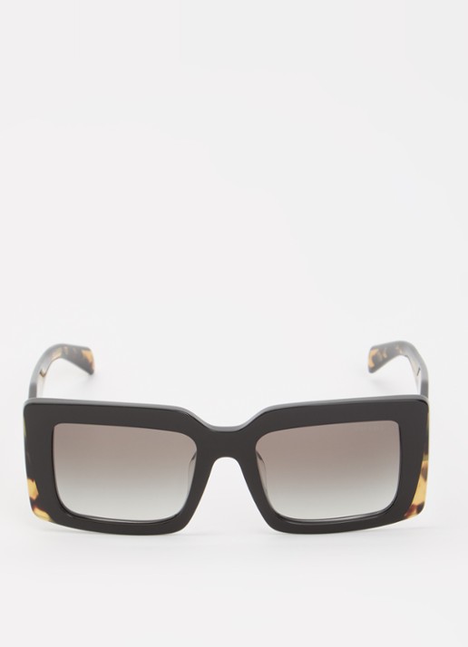 Prada Butterfly zonnebril PR D01SF - detail 2 zwart