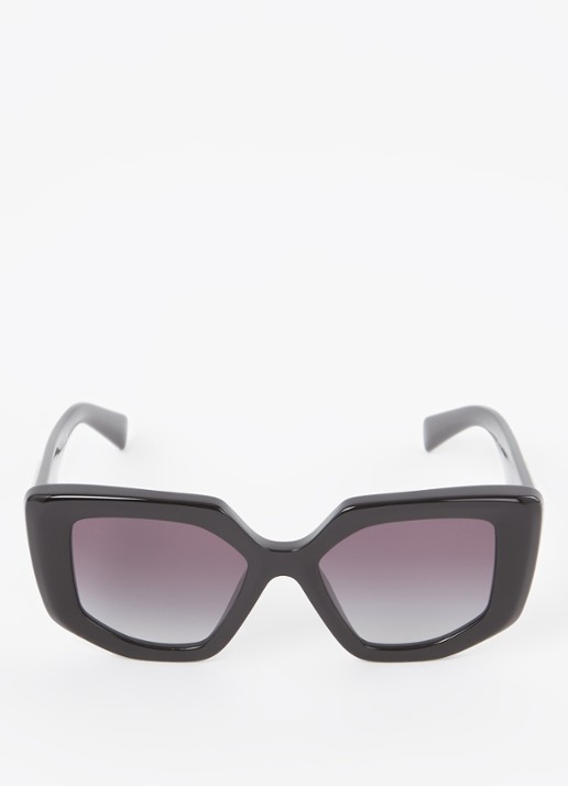 Prada Butterfly zonnebril PR14ZS  - detail 3 zwart