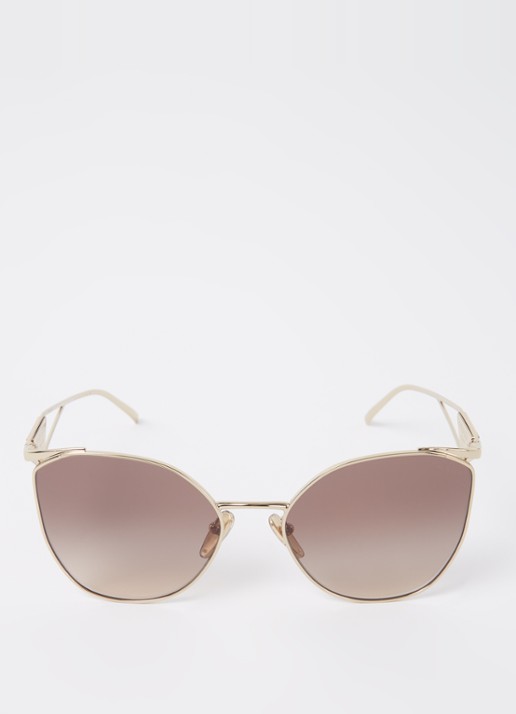 Prada Butterfly zonnebril PR50ZS  - detail goud