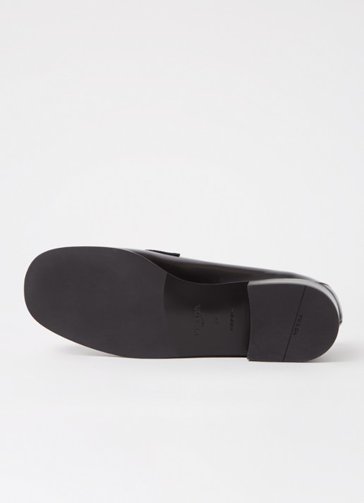 Prada Calzature Donna loafer van leer - detail 5 zwart