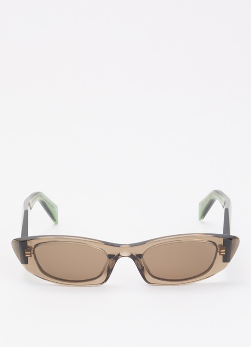 Prada Cat Eye zonnebril PR B16S - detail 2 bruin