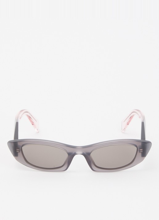 Prada Cat Eye zonnebril PR B16S - detail 2 donkergrijs