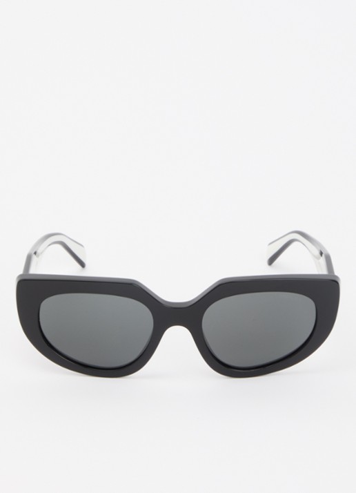 Prada Cat Eye zonnebril PR D02S - detail zwart