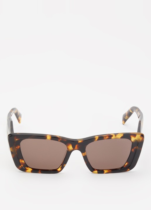 Prada Cat Eye zonnebril PR08YS - detail bruin