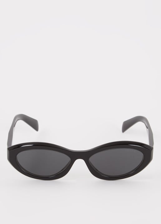 Prada Cat Eye zonnebril PR26ZS - detail 3 zwart
