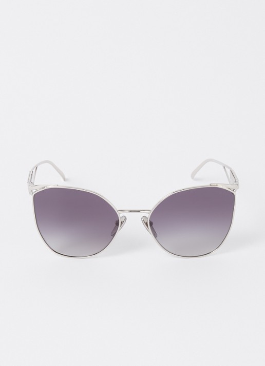 Prada Cat Eye zonnebril PR50ZS  - detail 3 zilver