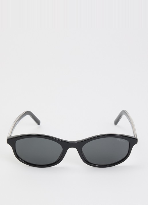 Prada Cat Eye zonnebril PRD17S - detail 2 zwart