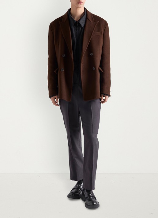 Prada Chocolate loafer van leer - voorkant 8 zwart