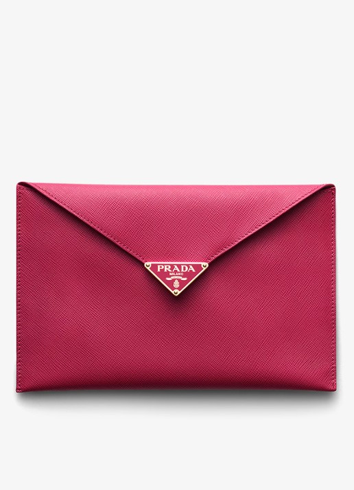 Prada Clutch van kalfsleer