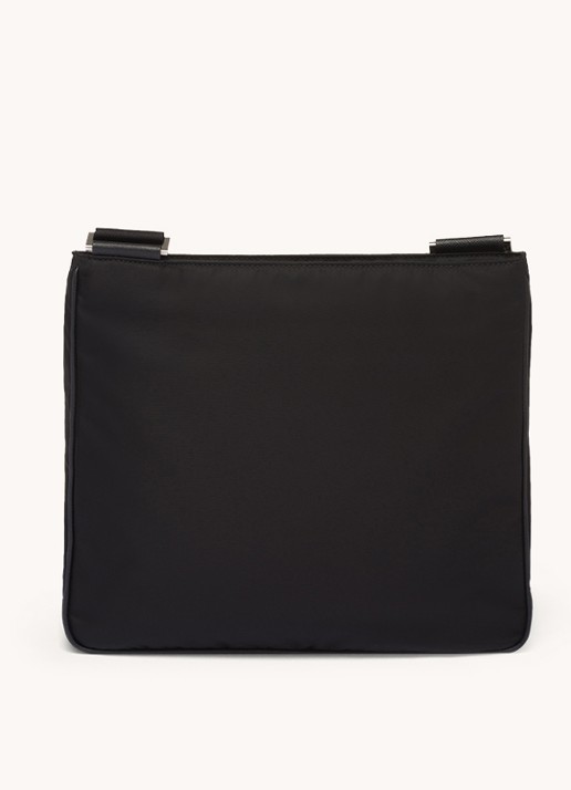 Prada Crossbodytas met leren details - detail zwart