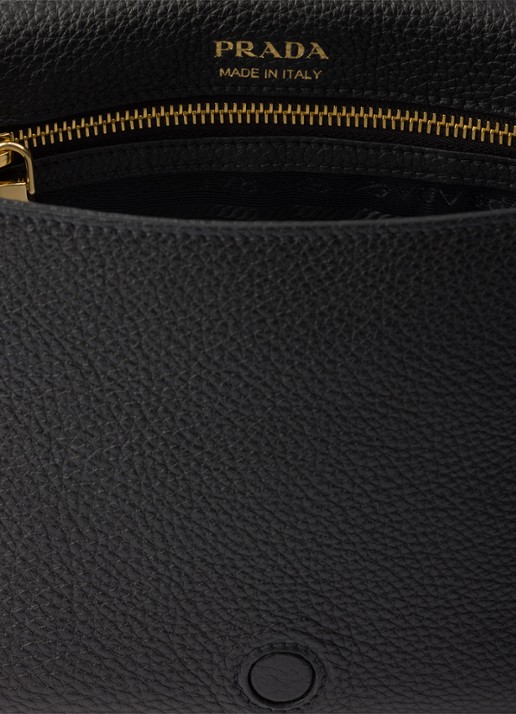 Prada Crossbodytas van kalfsleer - detail 3 diepzwart