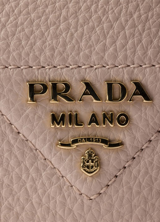Prada Crossbodytas van kalfsleer - detail 4 taupe