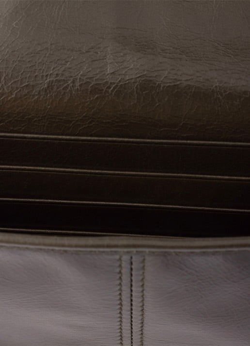 Prada Crossbodytas van kalfsleer - detail 6 donkergroen