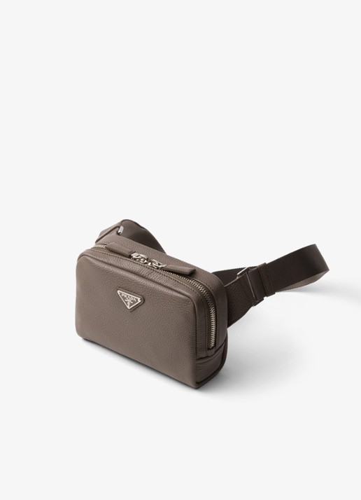 Prada Crossbodytas van leer - detail 3 taupe
