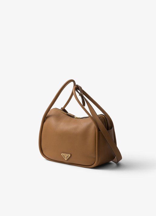 Prada Darling handtas van kalfsleer - detail bruin