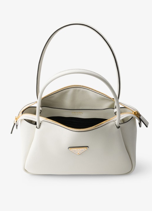 Prada Darling Medium schoudertas van leer - detail 5 wit